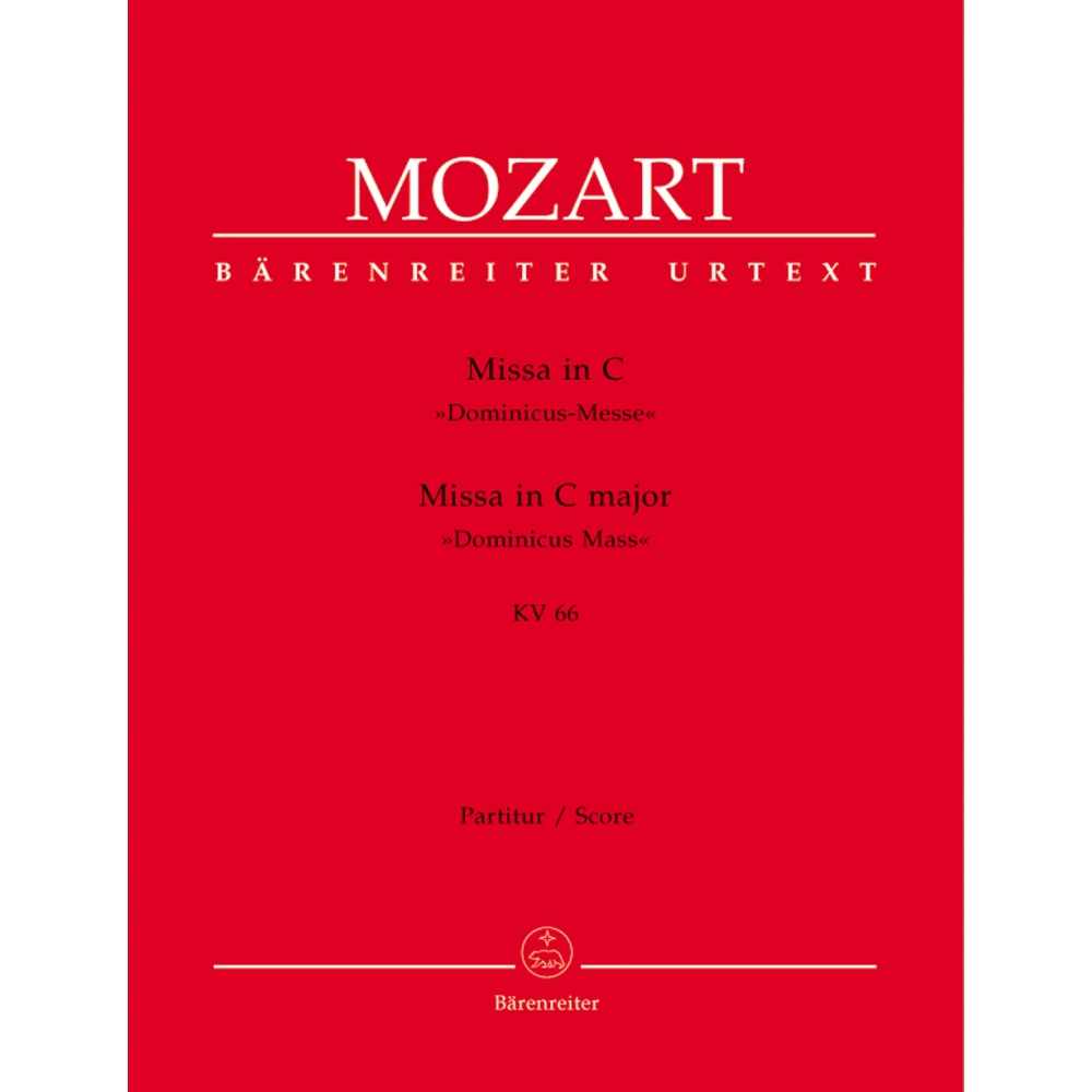 Mozart W.A. - Mass in C (K.66) (Dominicus-Messe) (Urtext).