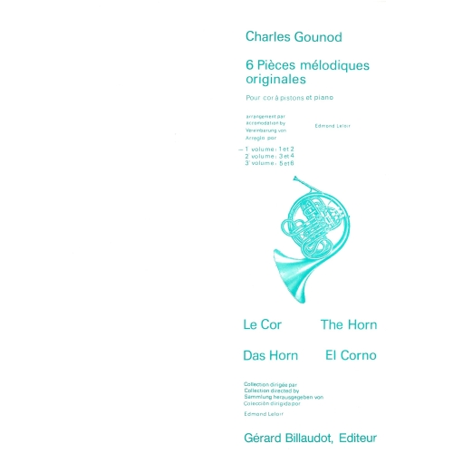 Gounod, Charles - 6 Original, Melodic Pieces (Horn)