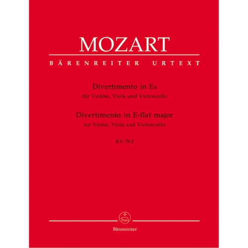 Mozart W.A. - Divertimento in E-flat (K.563) (Urtext).