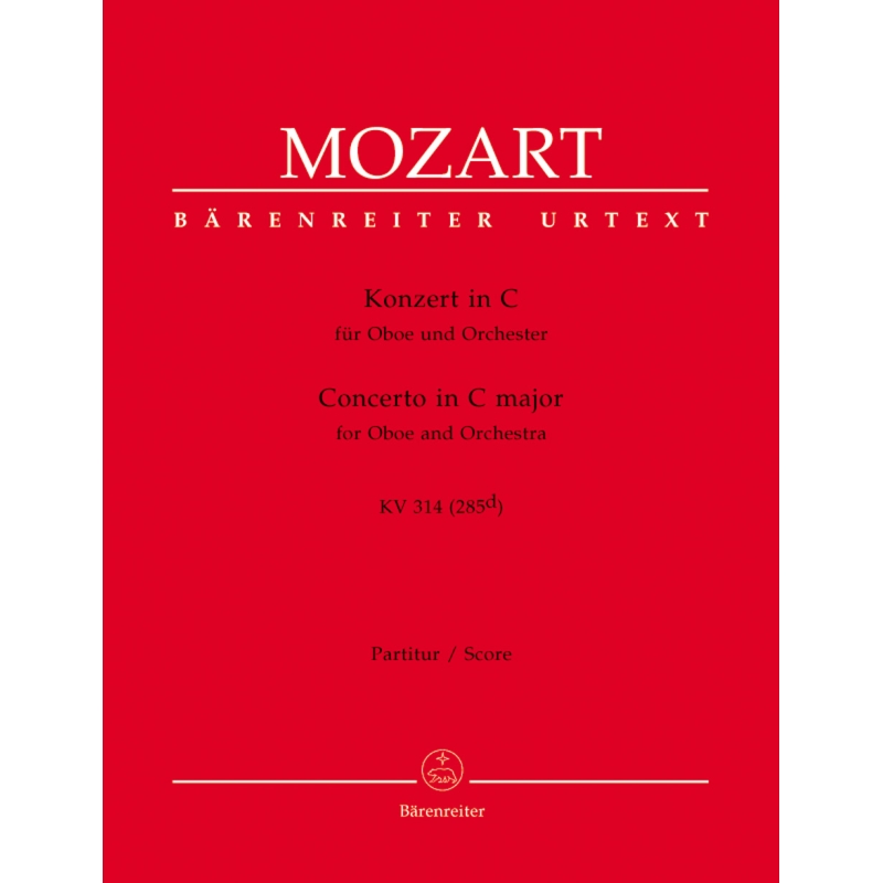 Mozart W.A. - Concerto for Oboe in C (K.314) (K.285d) (Urtext).