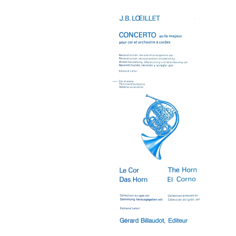 Loeillet, Jean-Baptiste - Concerto En Fa Majeur
