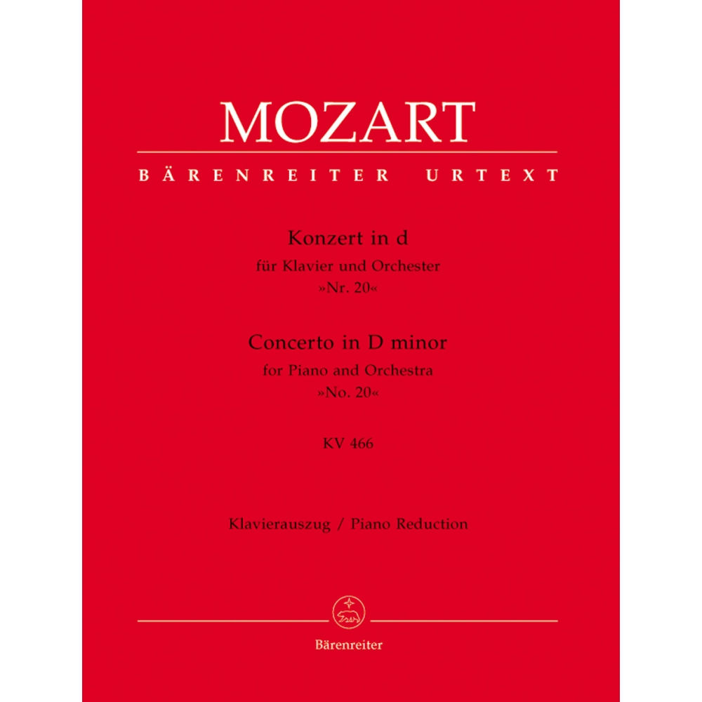 Mozart W.A. - Concerto for Piano No.20 in D minor (K.466) (Urtext).