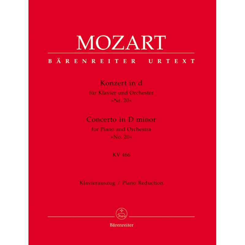 Mozart W.A. - Concerto for Piano No.20 in D minor (K.466) (Urtext).