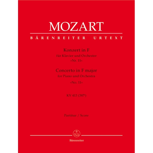 Mozart W.A. - Concerto for Piano No.11 in F  (K.413) (Urtext).