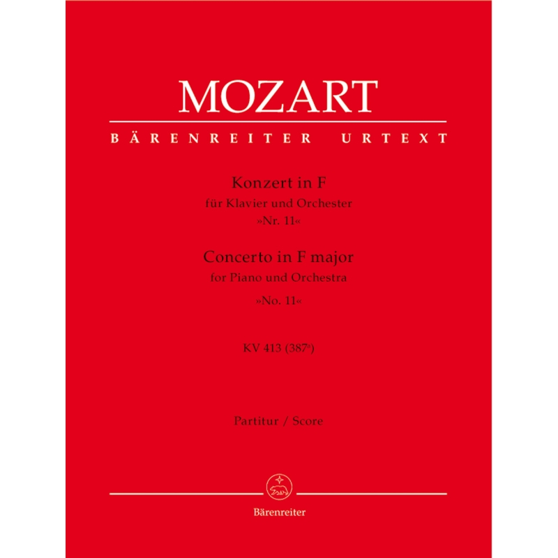 Mozart W.A. - Concerto for Piano No.11 in F (K.413) (Urtext).