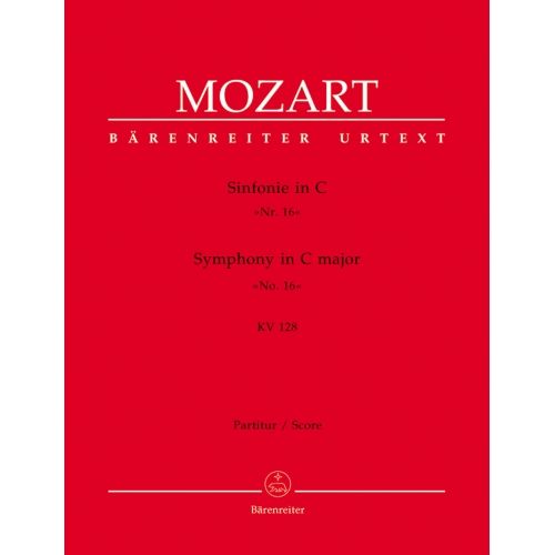 Mozart W.A. - Symphony No.16 in C (K.128) (Urtext).