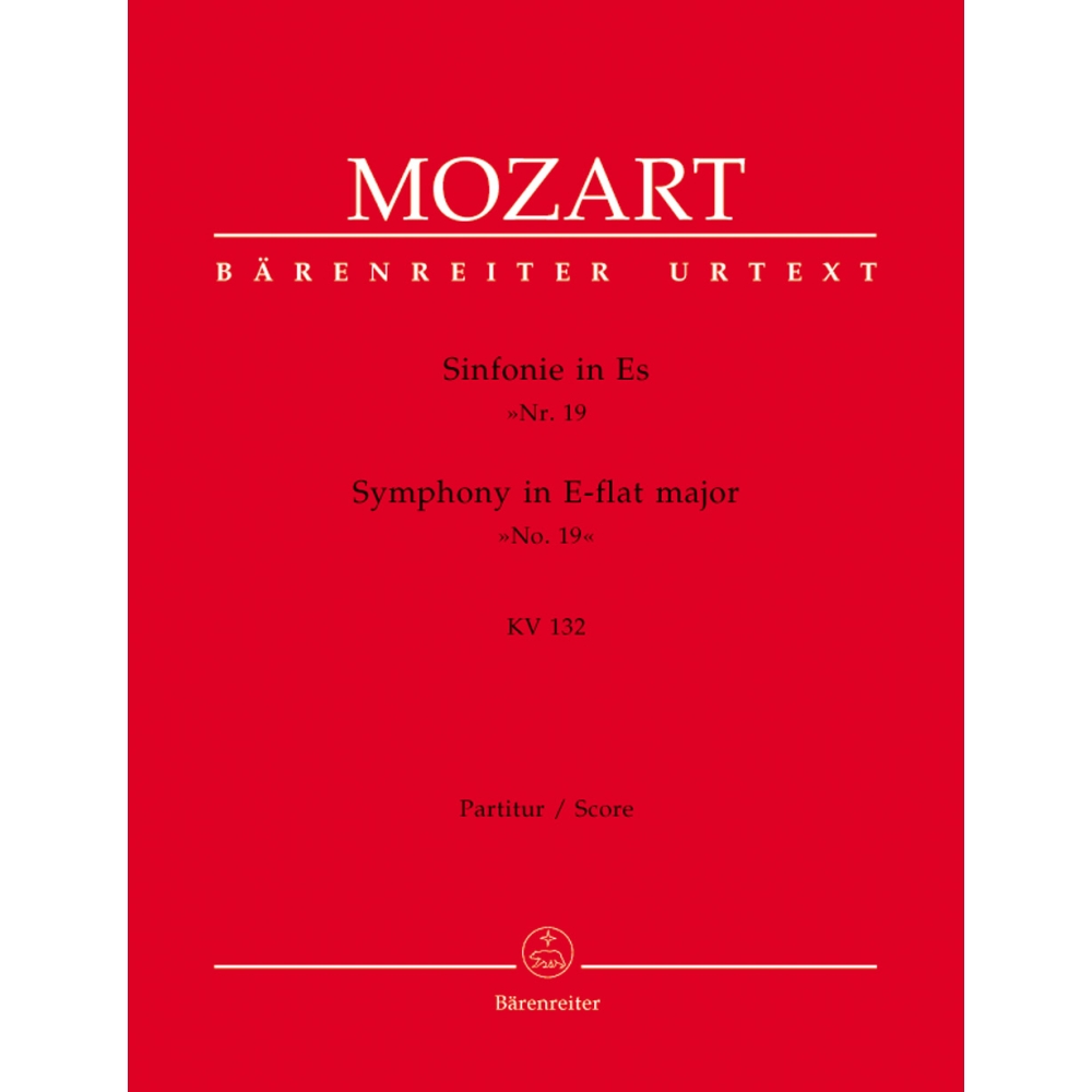 Mozart W.A. - Symphony No.19 in E-flat (K.132) (Urtext).