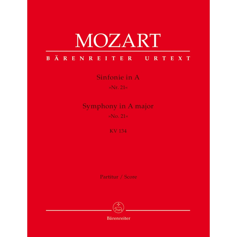 Mozart W.A. - Symphony No.21 in A (K.134) (Urtext).