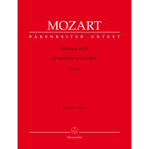 Mozart W.A. - Symphony in D (K.141a) (Urtext).