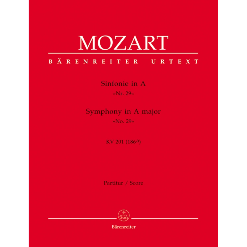 Mozart W.A. - Symphony No.29 in A (K.201) (K.186a) (Urtext).