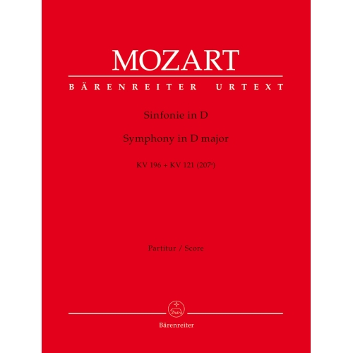 Mozart W.A. - Symphony in D (K.196/121) (Urtext).