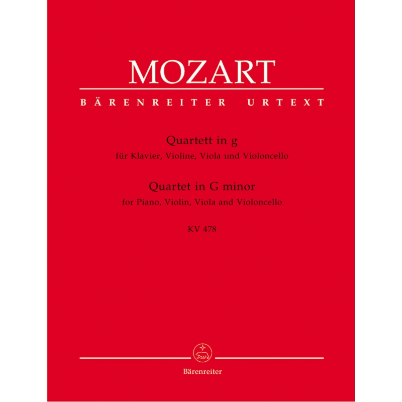 Mozart W.A. - Piano Quartet in G minor (K.478) (Urtext).