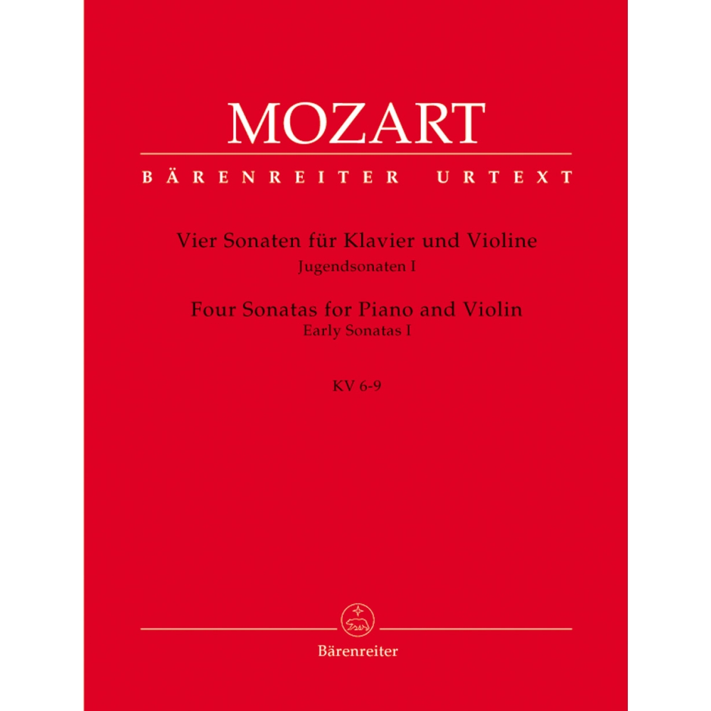 Mozart W.A. - Sonatas for Violin and Piano, Vol. 1: Early Sonatas (4) (K.6-9).