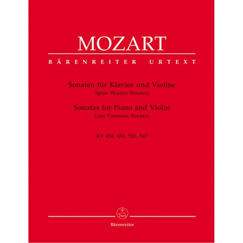 Mozart W.A. - Sonatas for Violin and Piano, Vol. 3: Late Viennese.