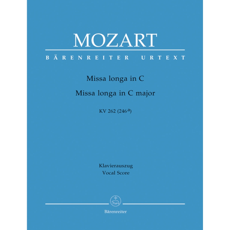 Mozart, W A - Missa longa in C (K.262) (K.246a) (Urtext).