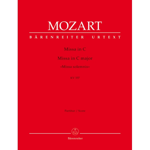 Mozart W.A. - Missa solemnis in C (K.337) (Urtext).