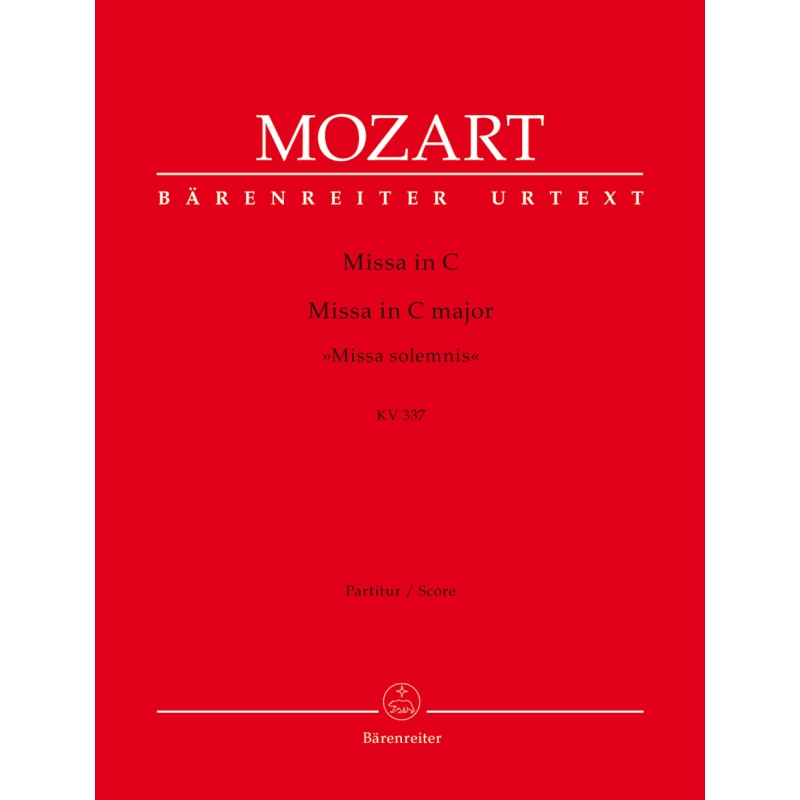 Mozart W.A. - Missa solemnis in C (K.337) (Urtext).