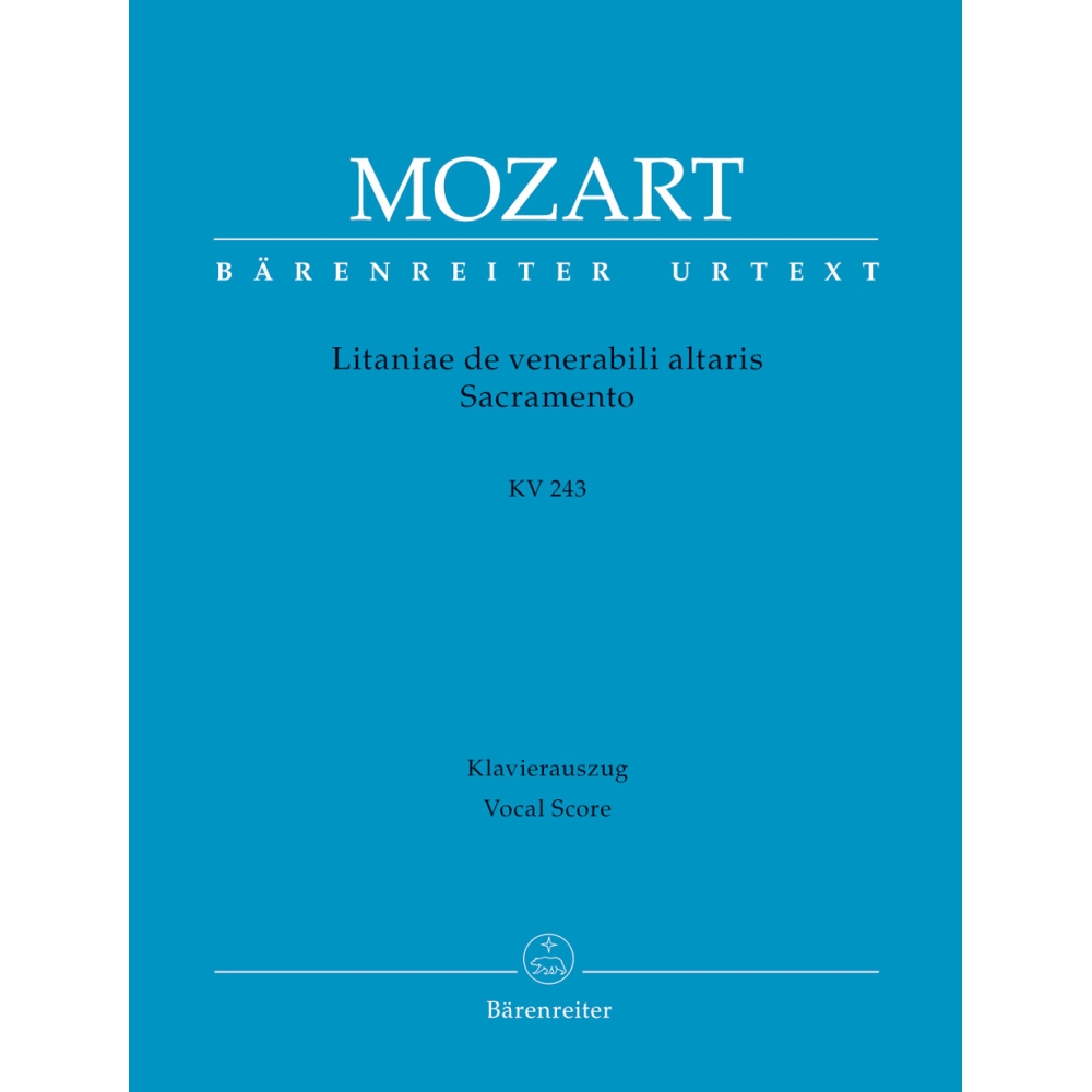 Mozart, W A - Litaniae de venerabili altaris sacramento in E-flat (K.243)(Urtext)
