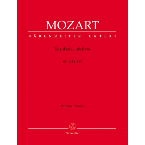 Mozart W.A. - Exsultate, Jubilate (K.165) (Urtext).