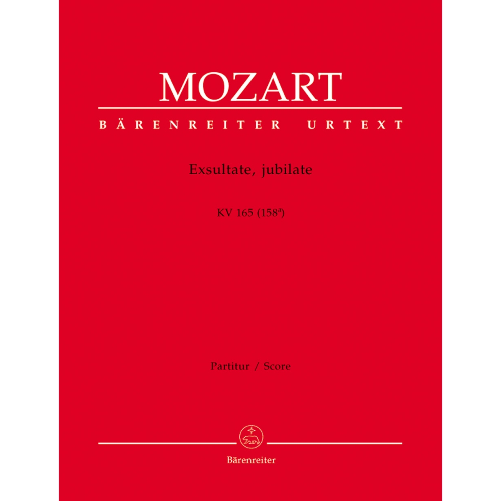 Mozart W.A. - Exsultate, Jubilate (K.165) (Urtext).