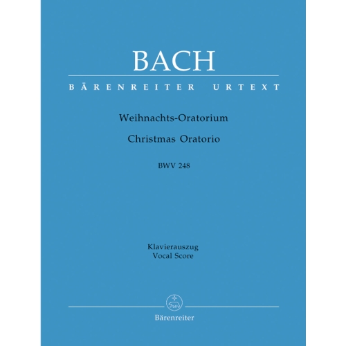 Bach, J S - Christmas Oratorio (BWV 248) (Urtext) (G-E).