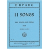 Duparc, Henri - 11 Songs 