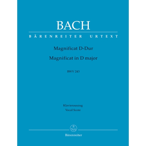 Bach, J S - Magnificat in D (BWV 243) (Urtext).