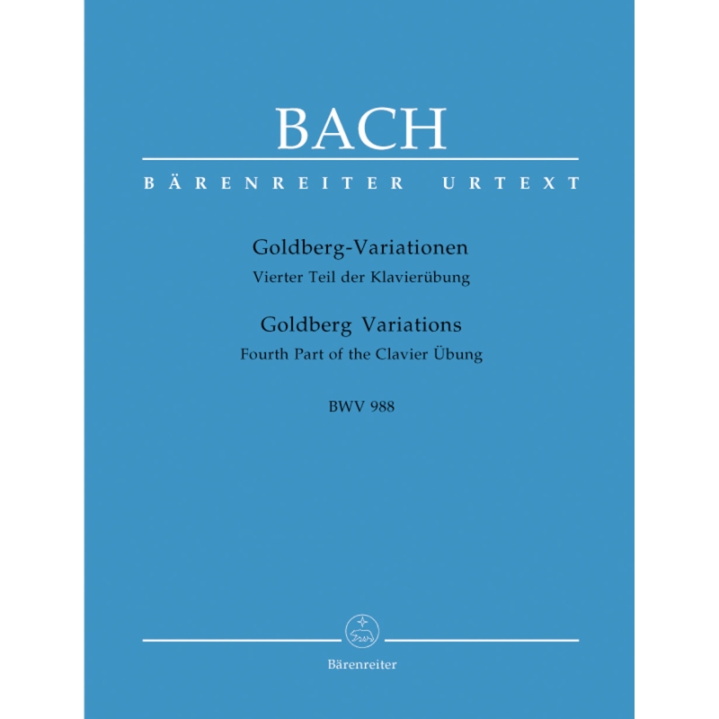 Bach J.S. - Goldberg Variations (BWV988) (Klavieruebung, Part 4) (Urtext).