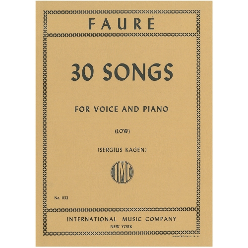 Faure, Gabriel - 30 Songs...