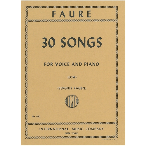 Fauré, Gabriel - 30 Songs 