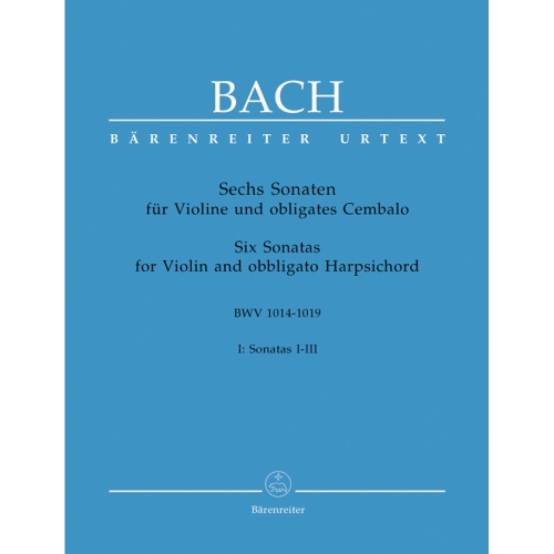 Bach J.S. - Sonatas (6) (BWV 1014 - 1016), Vol. 1 (Urtext).