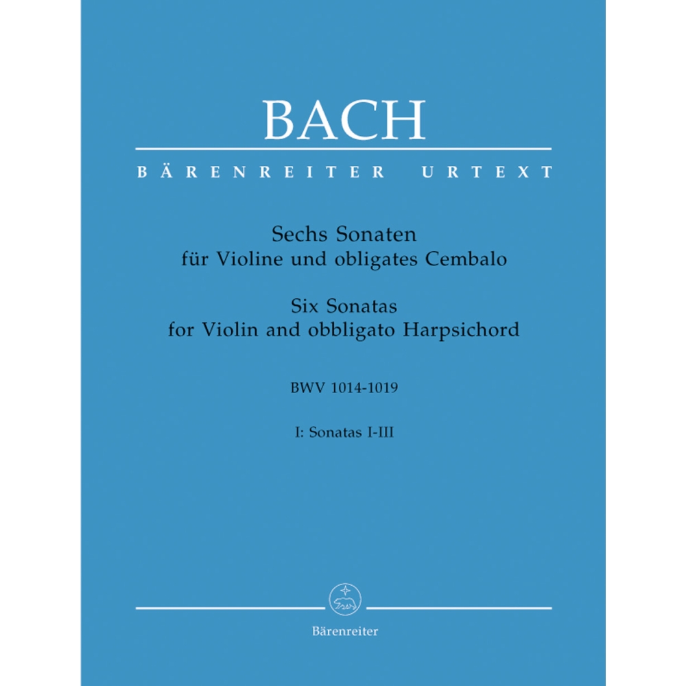 Bach J.S. - Sonatas (6) (BWV 1014 - 1016), Vol. 1 (Urtext).