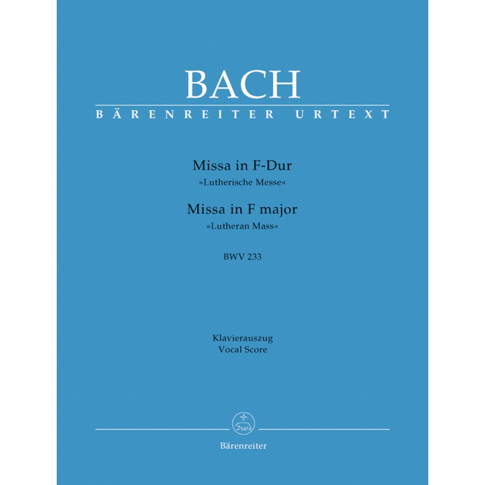 Bach J.S. - Lutheran Mass in F (BWV 233) (Urtext) (L).