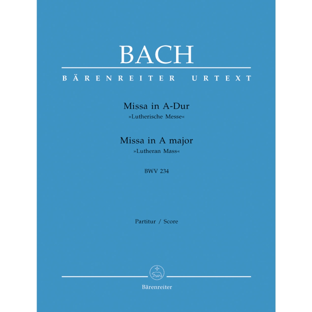 Bach J.S. - Lutheran Mass in A (BWV 234) (Urtext) (L).
