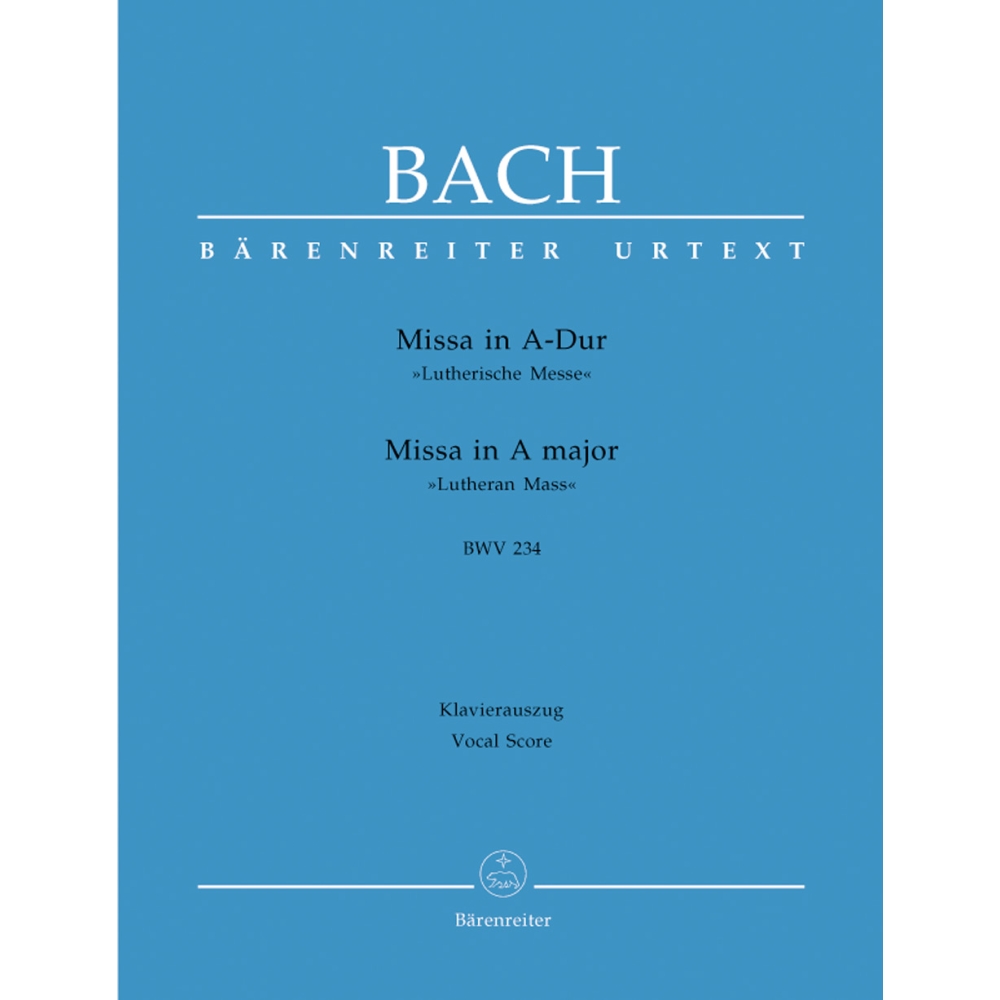 Bach J.S. - Lutheran Mass in A (BWV 234) (Urtext) (L).
