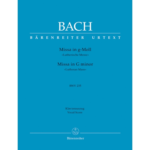 Bach J.S. - Lutheran Mass in G minor (BWV 235) (Urtext) (L).