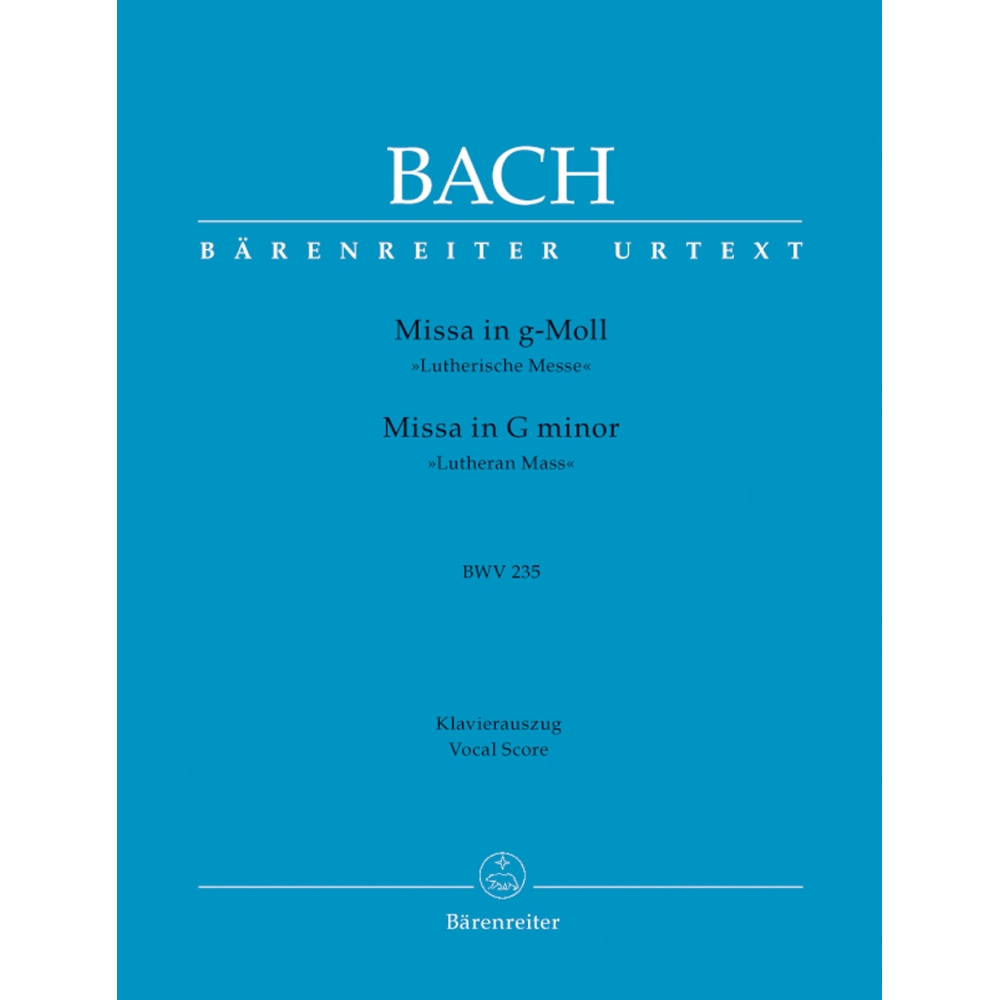 Bach J.S. - Lutheran Mass in G minor (BWV 235) (Urtext) (L).