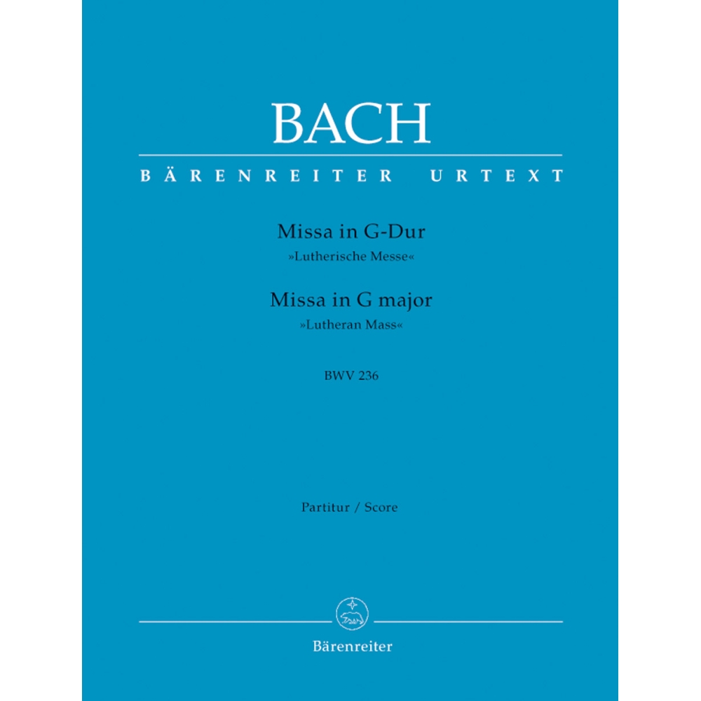 Bach J.S. - Lutheran Mass in G (BWV 236) (Urtext) (L).