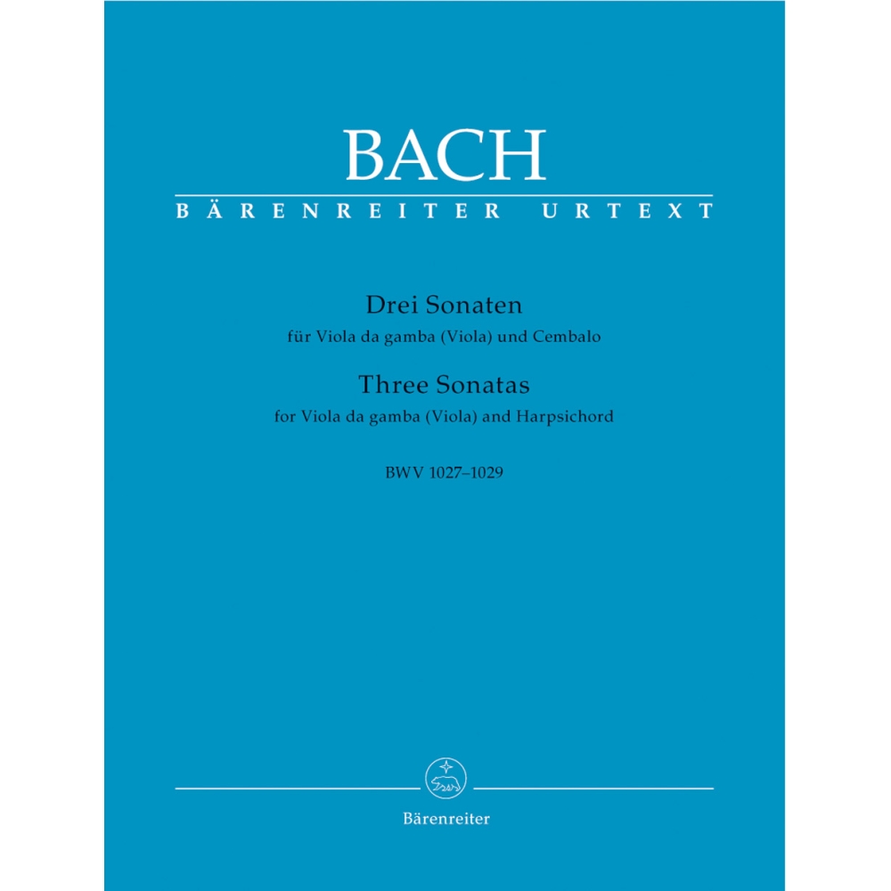 Bach J.S. - Three Sonatas for  (BWV 1027 - 1029)