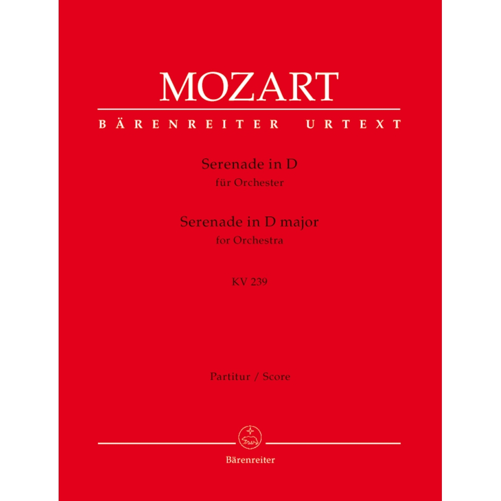 Mozart W.A. - Serenade No. 6 in D (K.239) (Serenata notturna) (Urtext).