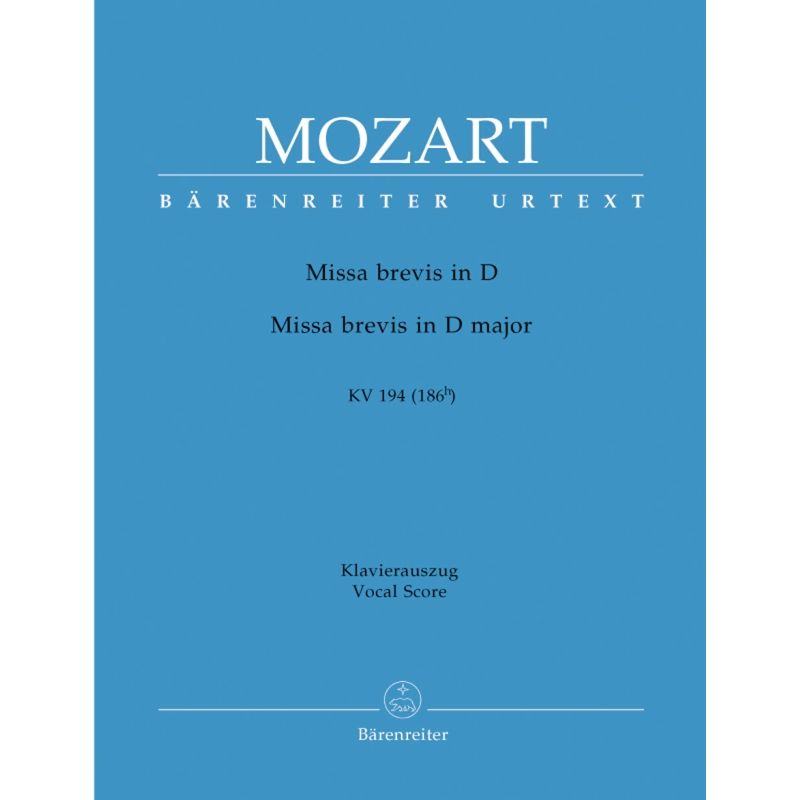 Mozart W.A. - Missa brevis in D (K.194) (Urtext).