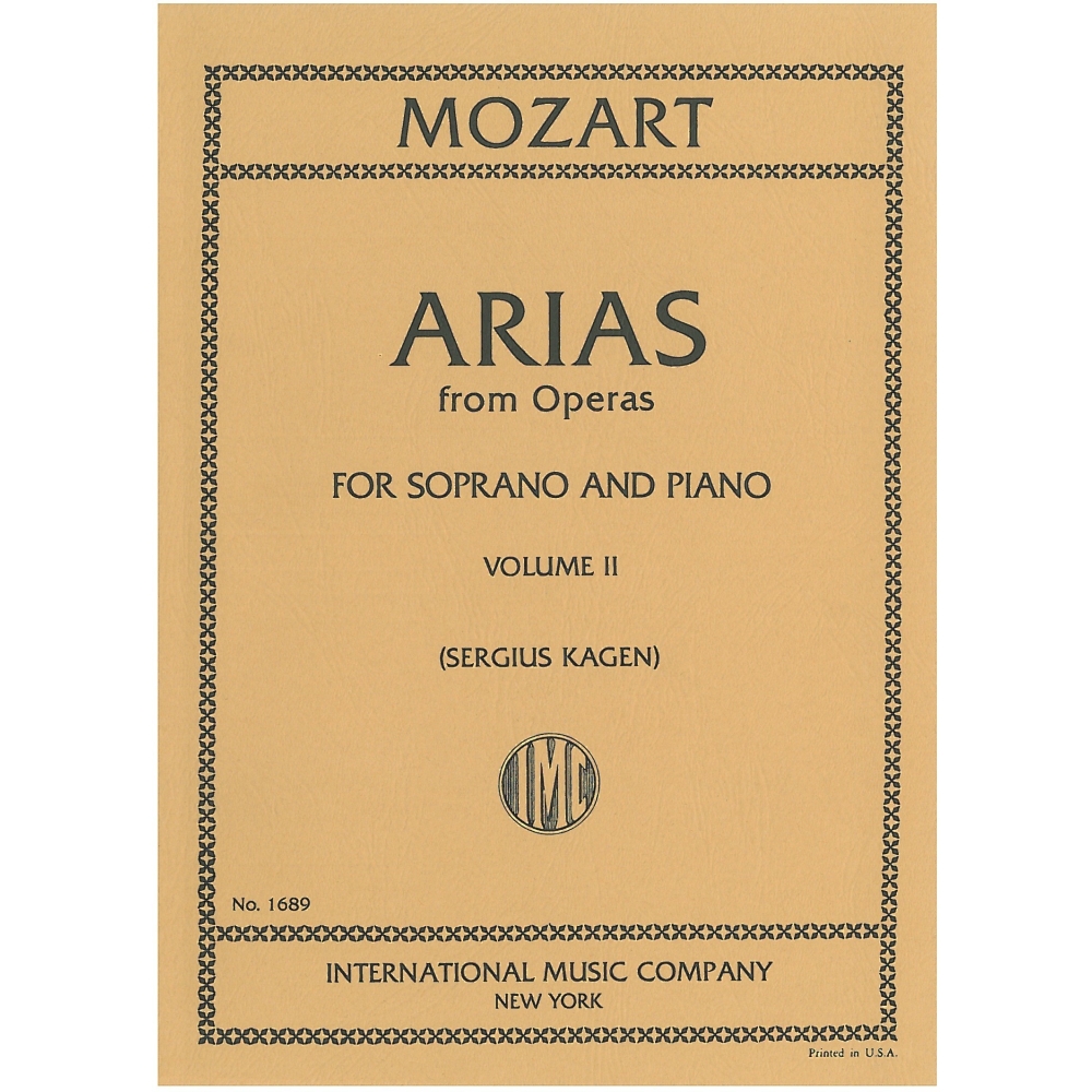 Mozart, Wolfgang Amadeus - 40 ARIAS VOL.2 Sop.Vce Pft 