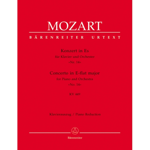 Mozart W.A. - Concerto for Piano No.14 in E-flat (K.449) (Urtext).