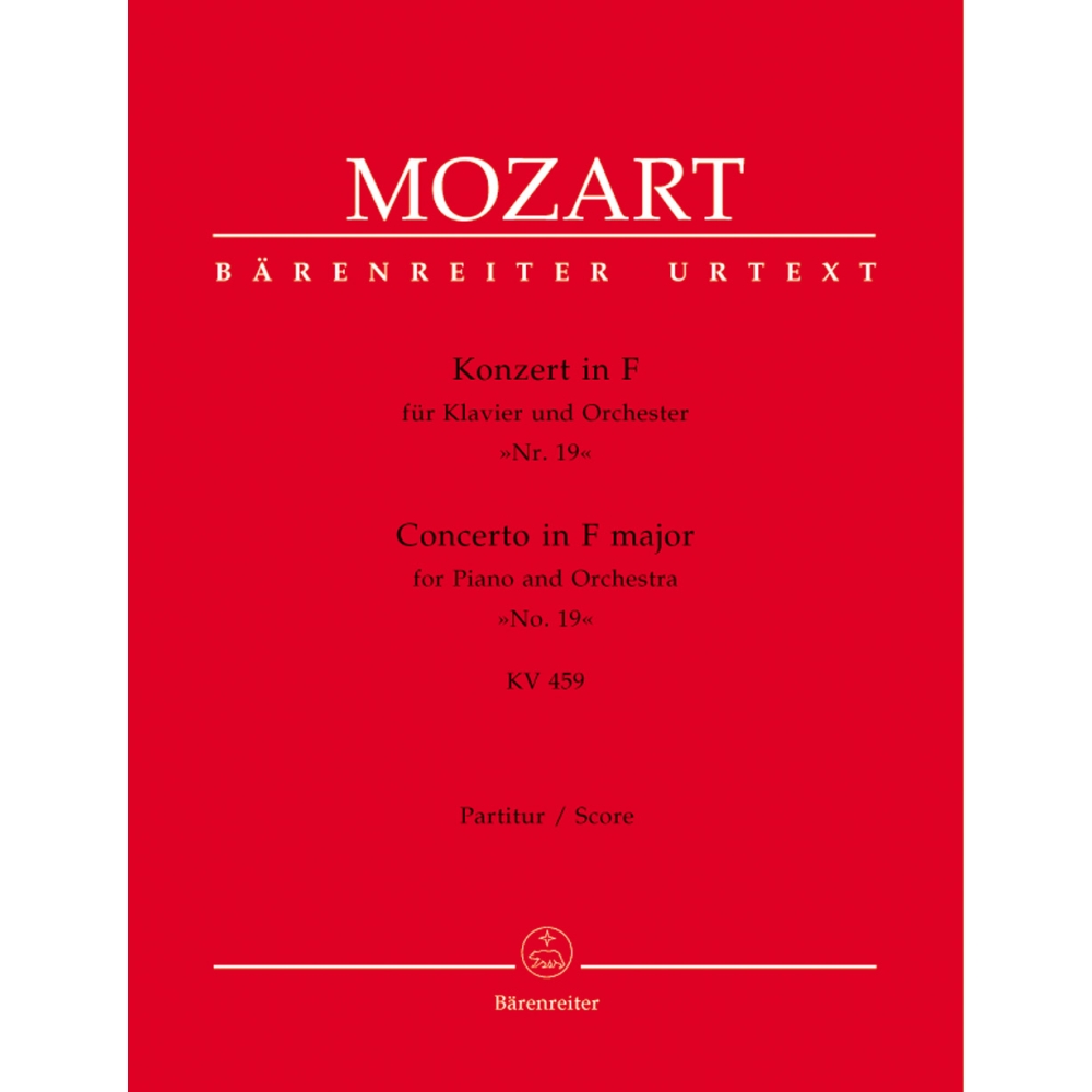 Mozart W.A. - Concerto for Piano No.19 in F (K.459) (Urtext).