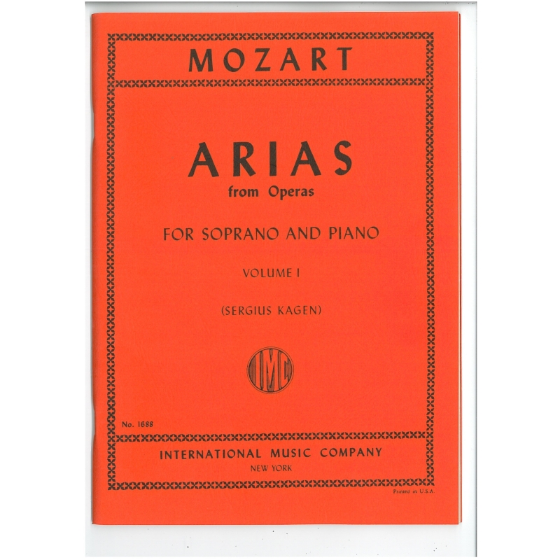 Mozart, Wolfgang Amadeus - 40 ARIAS VOL.1 Sop.Vce Pft