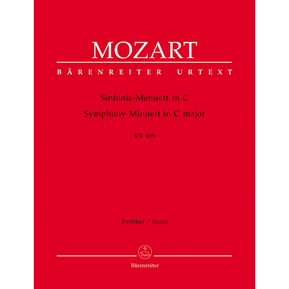 Mozart W.A. - Symphony Minuett in C (K.409) (Urtext).
