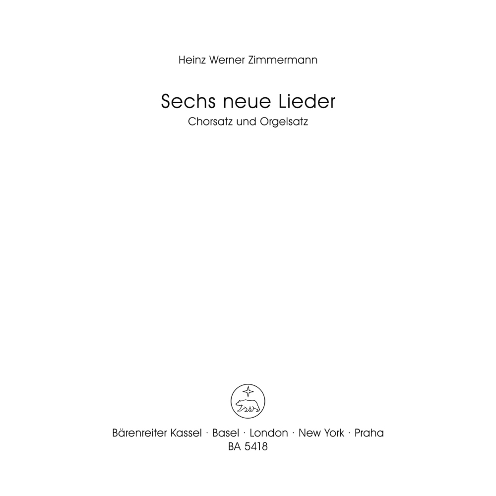 Zimmermann H.W. - New Songs (6).