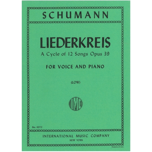 Schumann, Robert - Liederkreis Op39 (low)