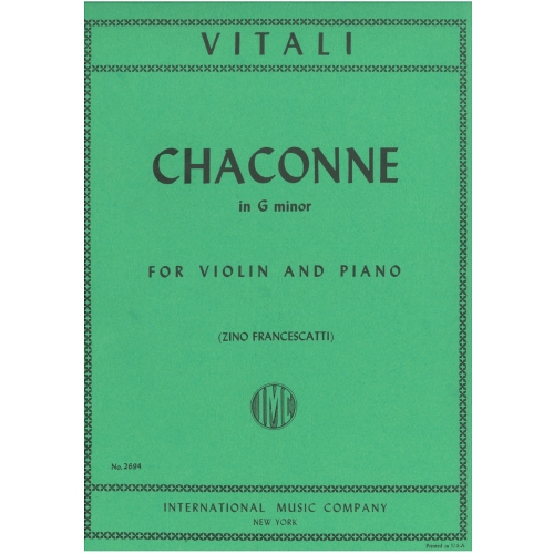 Vitali, Tommaso - Chaconne in G minor