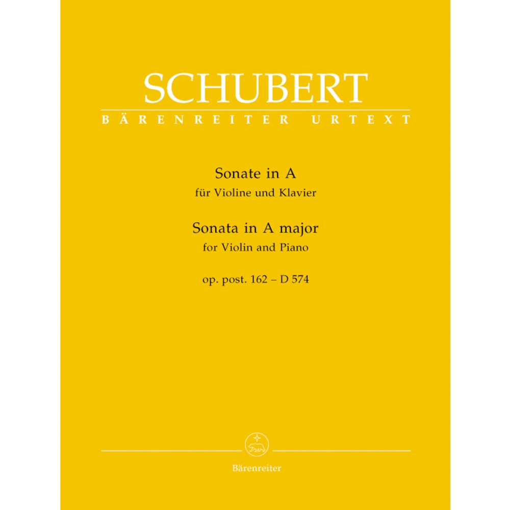 Schubert F. - Sonata for Violin in A, Op.posth.162 (D.574) (Urtext).